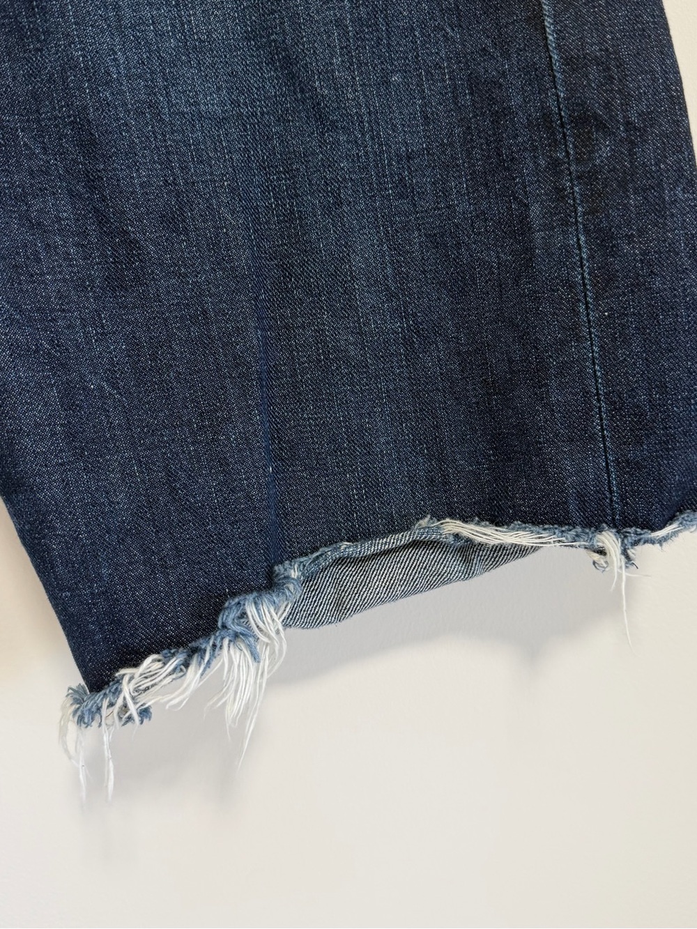 NAKED & FAMOUS Slim Guy Left Hand Twill Selvedge Denim Shorts Cut Off Jean 32 - Picture 4 of 10